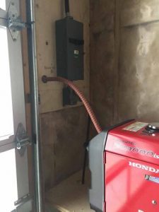 Generator Exhaust Extension In Garage