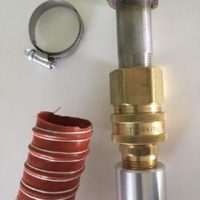 Bolt-On Silicone Hose with Quick Disconnect